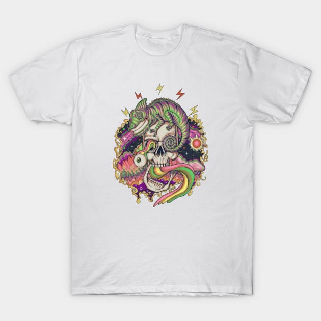 Coloring Death T-Shirt by monochromefrog